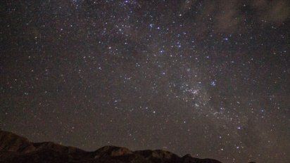 El cielo en Cerro Bola, Zonda. Fotografía tomada por Rocío Albarracín. 