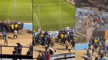 Incidentes en Temperley: la barra brava sembró pánico entre los hinchas