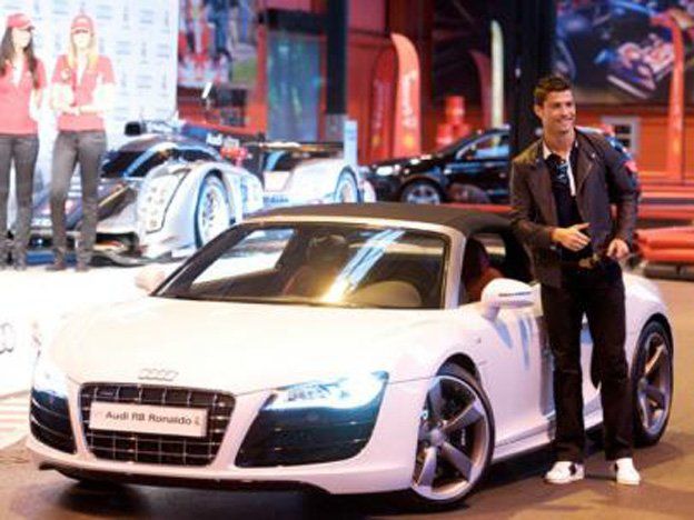 Mirá los autos de lujo que tiene Cristiano Ronaldo