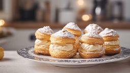 ¡Ideal para el finde! Receta de profiteroles de crema