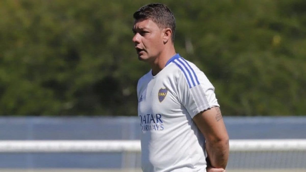 Battaglia dirigió la práctica de Boca