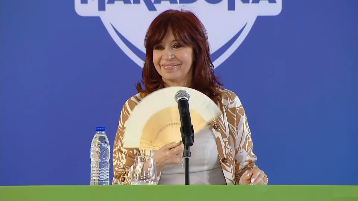 Cristina Fernández en Avellaneda.