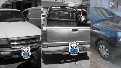 Encontraron en San Juan tres vehículos robados en Mendoza