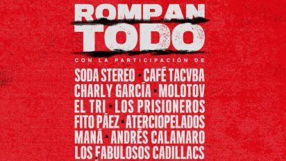Rompan todo, el documental de rock latino que estrenará Netlix. 