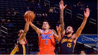 Deck sumó 6 puntos en la derrota ante los Warriors. Foto: Getty images. 