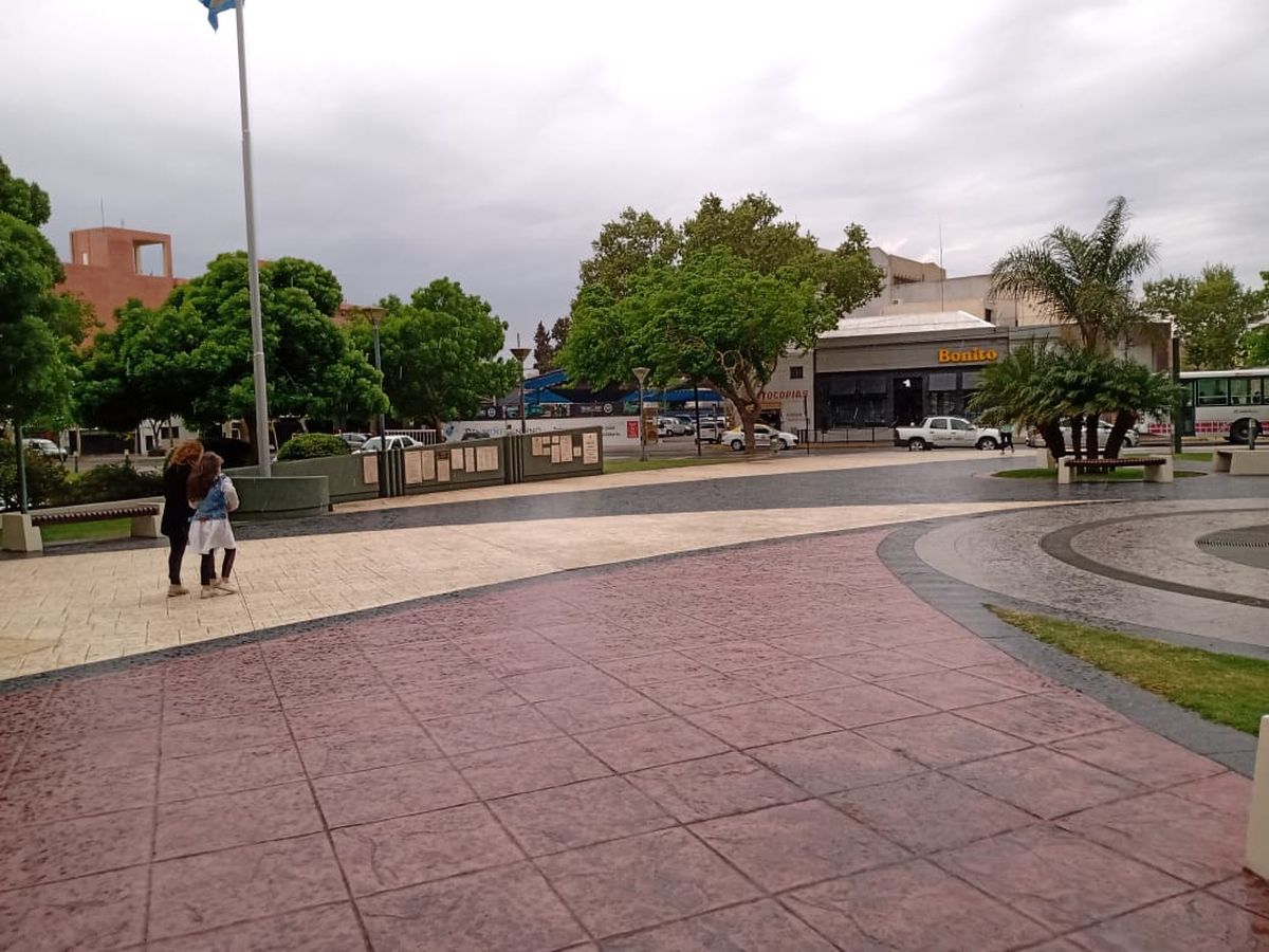 El pronóstico se cumplió y llovió en San Juan