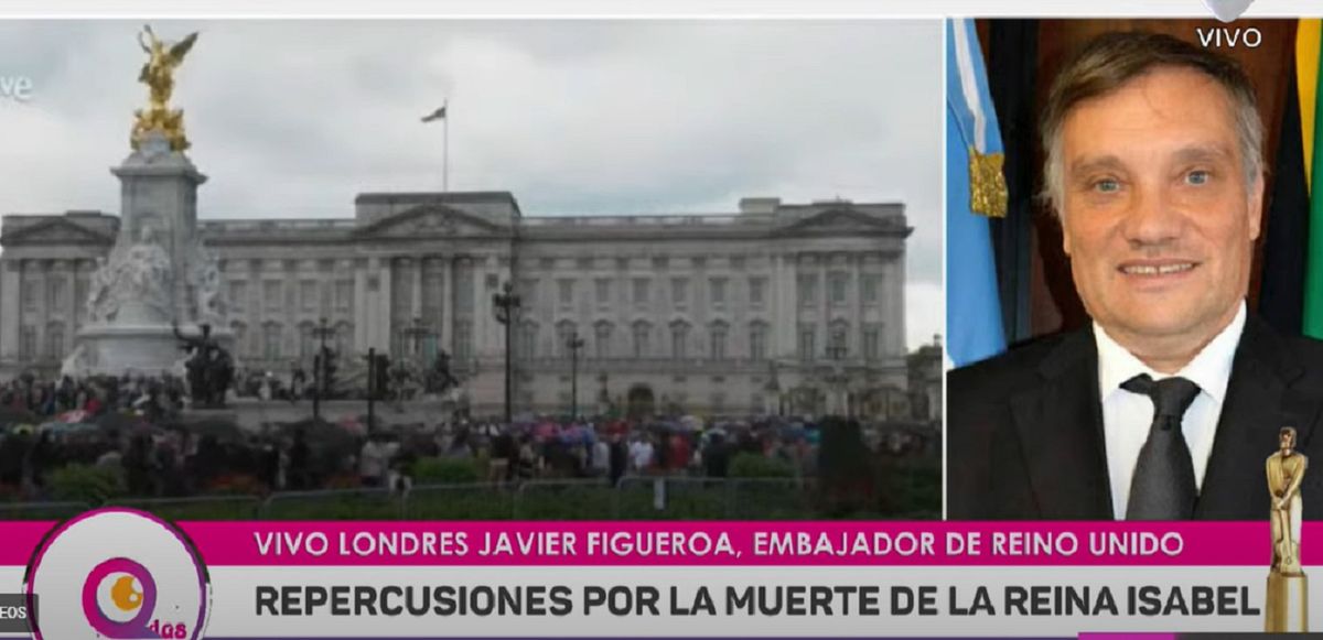El embajador de Argentina en Reino Unido habló de la muerte de Isabel II
