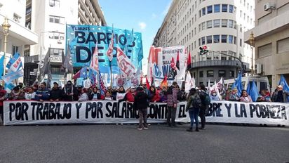 Movimientos sociales realizan una nueva marcha de San Cayetano