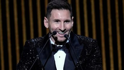 Messi ganó el Balón de Oro 2021.