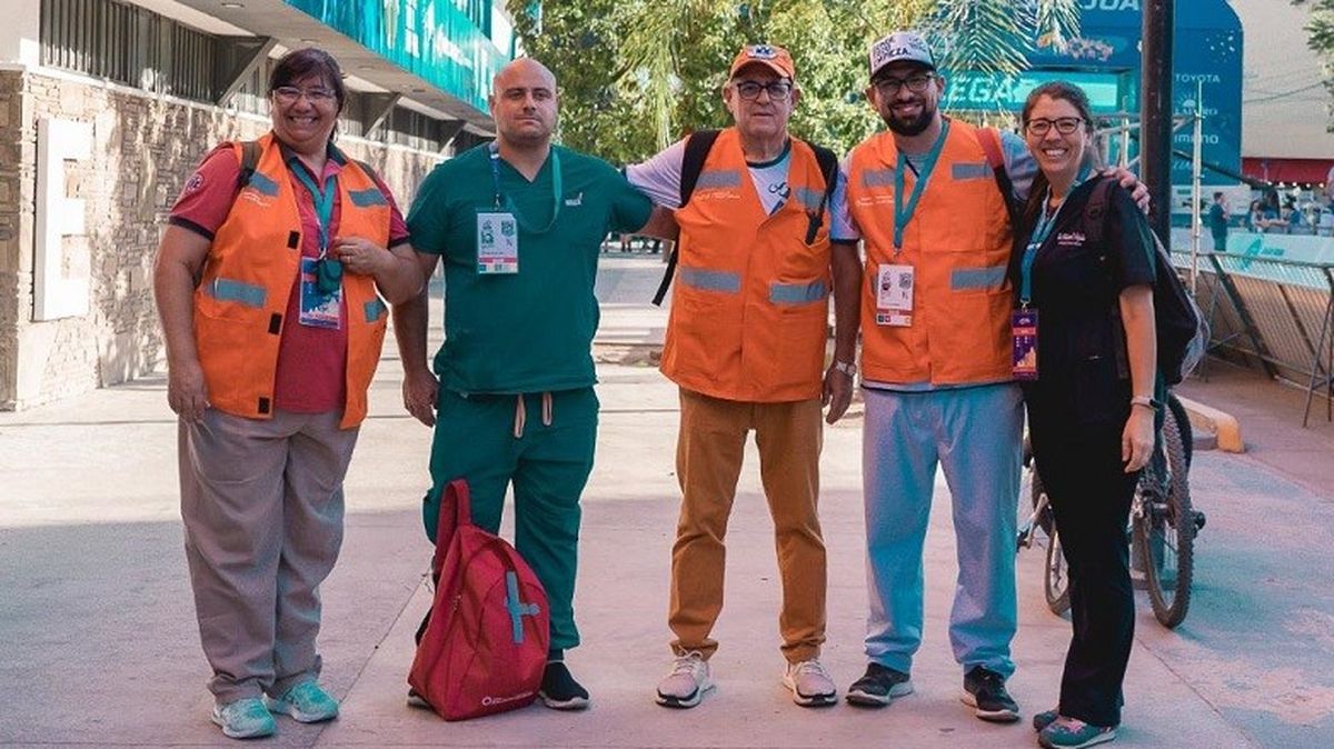 La destacada asistencia sanitaria en la Vuelta a San Juan