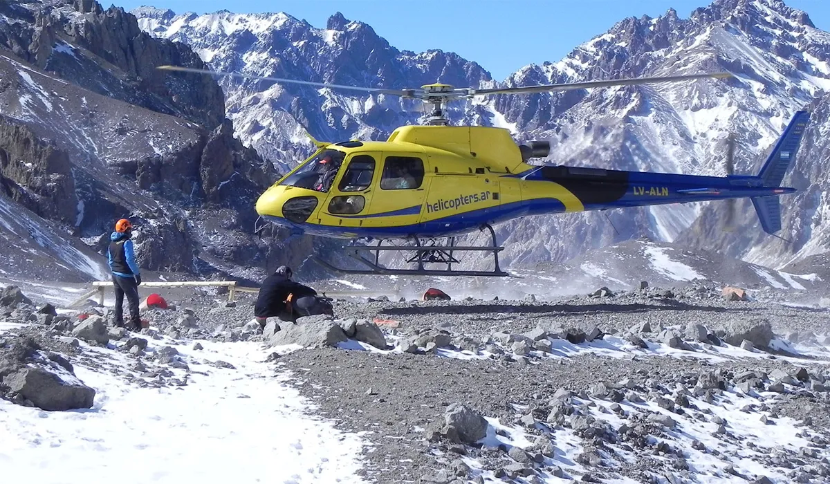 Evacuaron a un turista del Aconcagua por posible edema cerebral