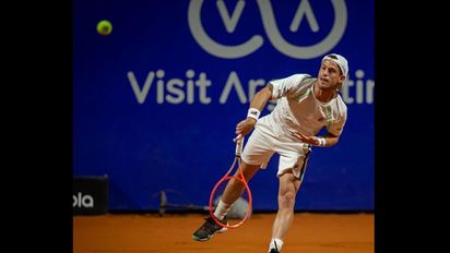 La lluvia suspendió el partido entre Schwartzman y Cerúndolo