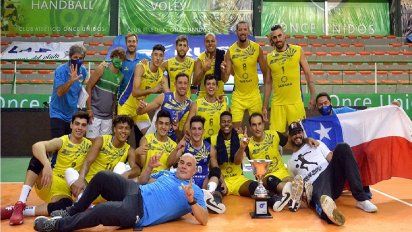UPCN levantó la Copa Argentina de vóley en Mar del Plata. Foto: @VoleyACLAV.