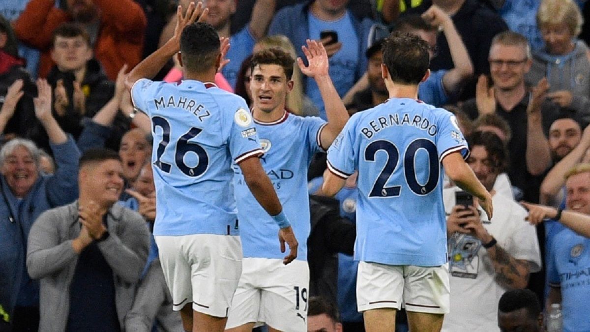 Manchester City, con Julián Álavarez, goleó al Wolverhampton