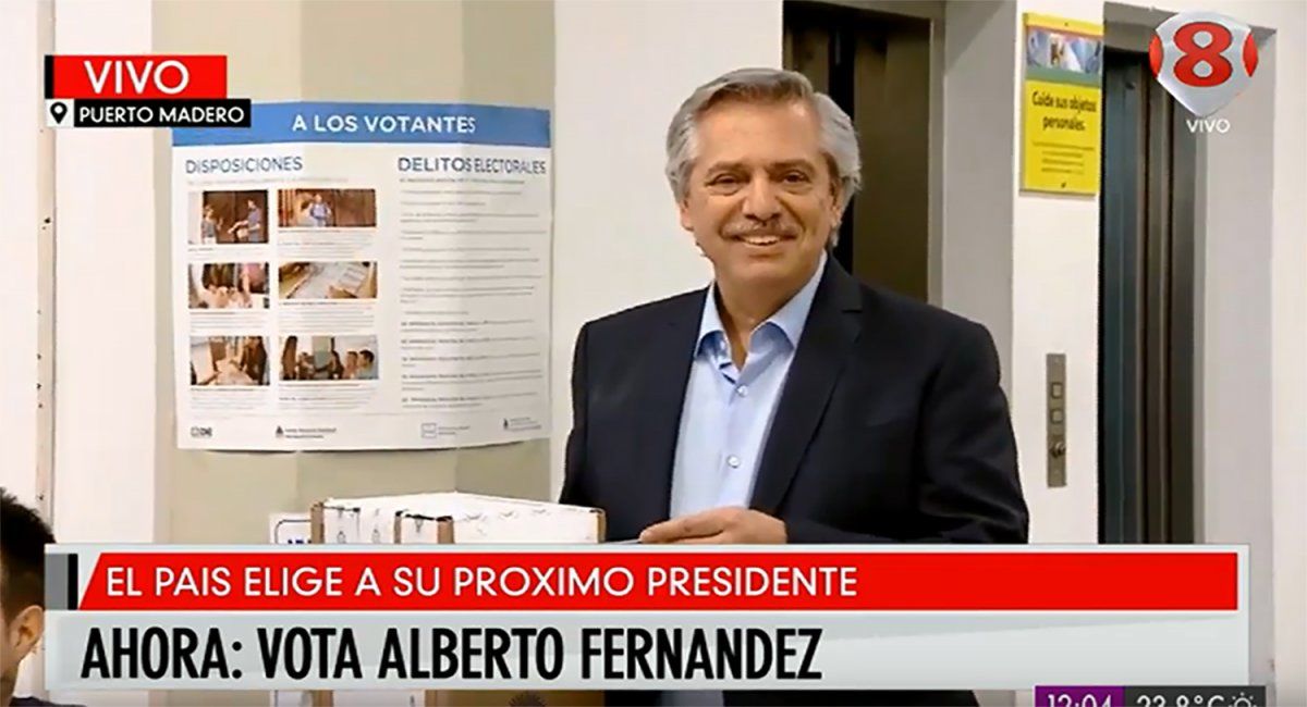 Alberto Fernández Emitió Su Voto En Este Momento Toda La Argentina Es Mi País 0478