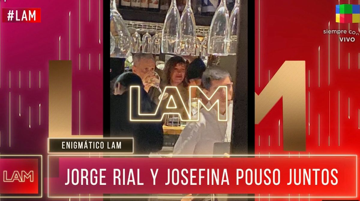 Aparecieron fotos de Jorge Rial con Josefina Pouso en Madrid