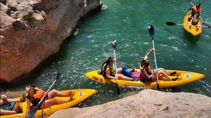 Kayak en Punta Negra. 