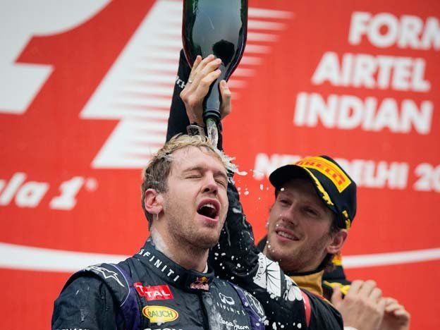 Sebastian Vettel ganó en India y se coronó tetracamepeón de la Fórmula 1