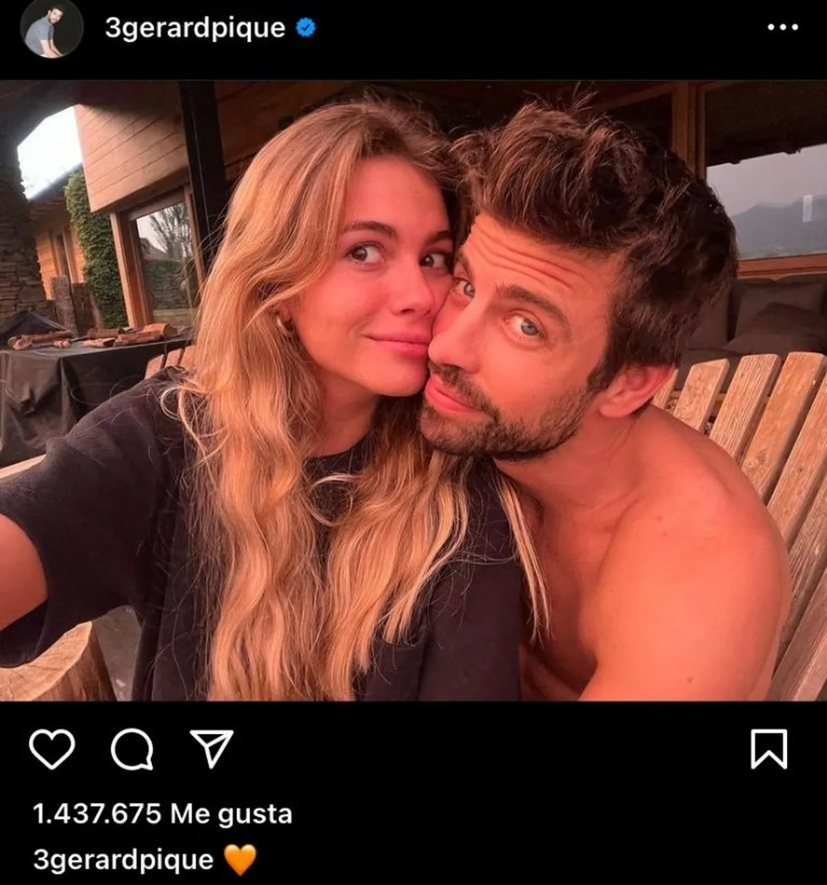El Kun Agüero hizo un comentario picaro a la foto de Piqué con Clara Qhía