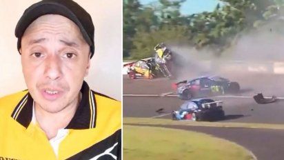 El Dipy protagonizó un fuerte accidente en el Top Race.