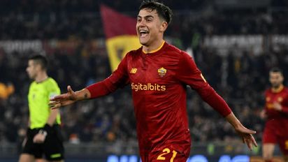 Roma, con dos goles de Dybala, le ganó a Fiorentina en la Serie A italiana.