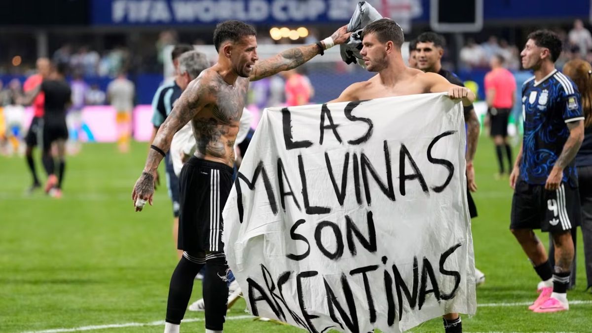 Qué sanción podría recibir la Selección por mostrar una bandera de las Islas Malvinas