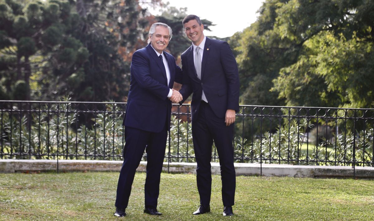 Alberto Fernández se reunió con el presidente electo de Paraguay