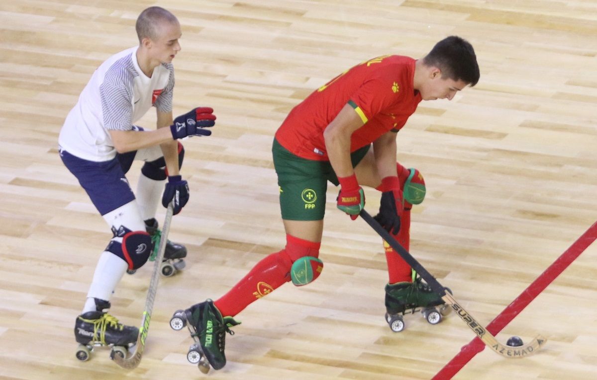 Hockey sobre patines Sub19: Portugal goleó a Gran Bretaña