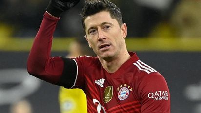 Robert Lewandowski le respondió a Lionel Messi.