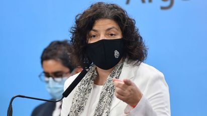 Carla Vizzotti, ministra de Salud de la Nación.