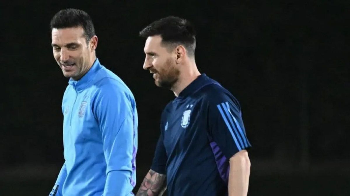Messi encabezó la última práctica de Argentina antes de México