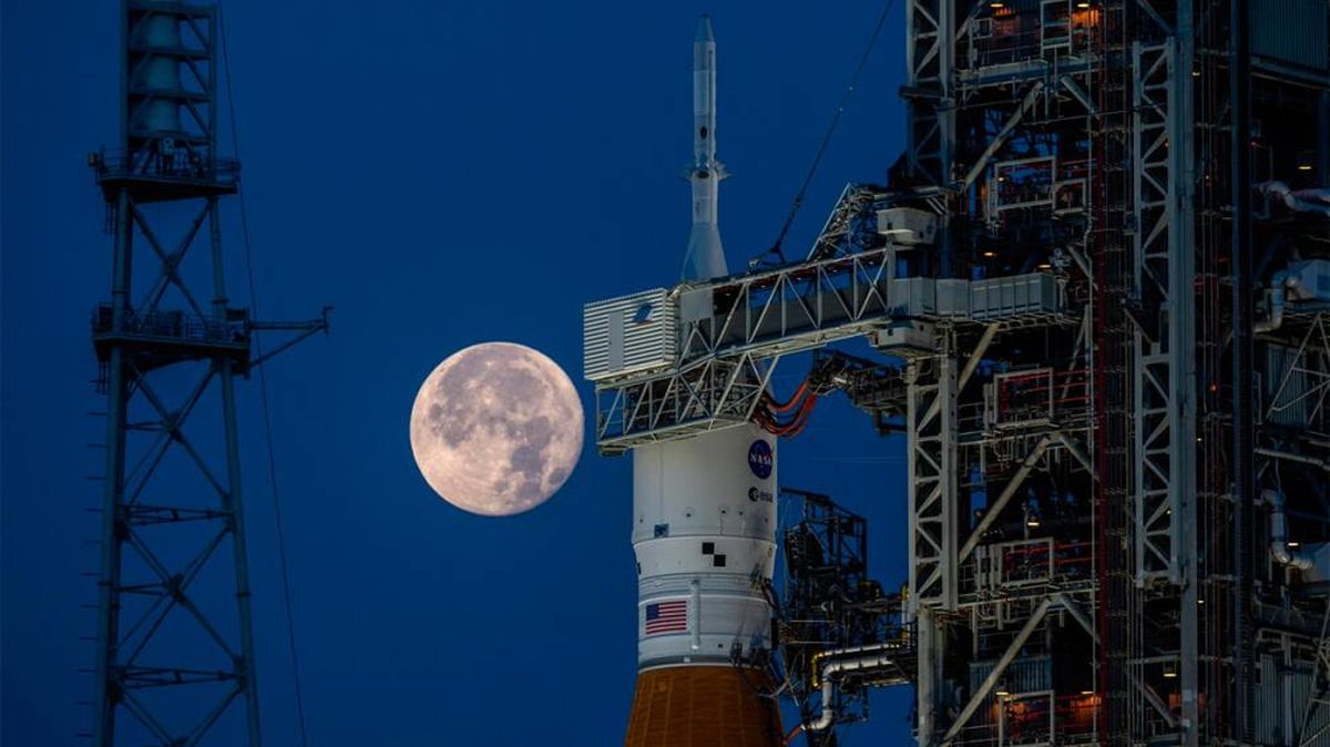 La NASA prepara el tercer lanzamiento de su cohete hacia la Luna