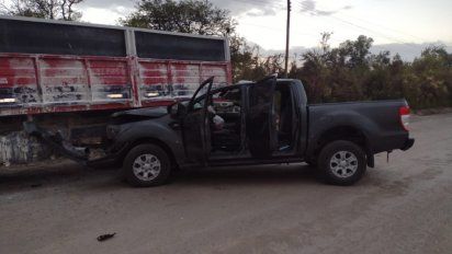 Murió el conductor de la camioneta que chocó contra un camión