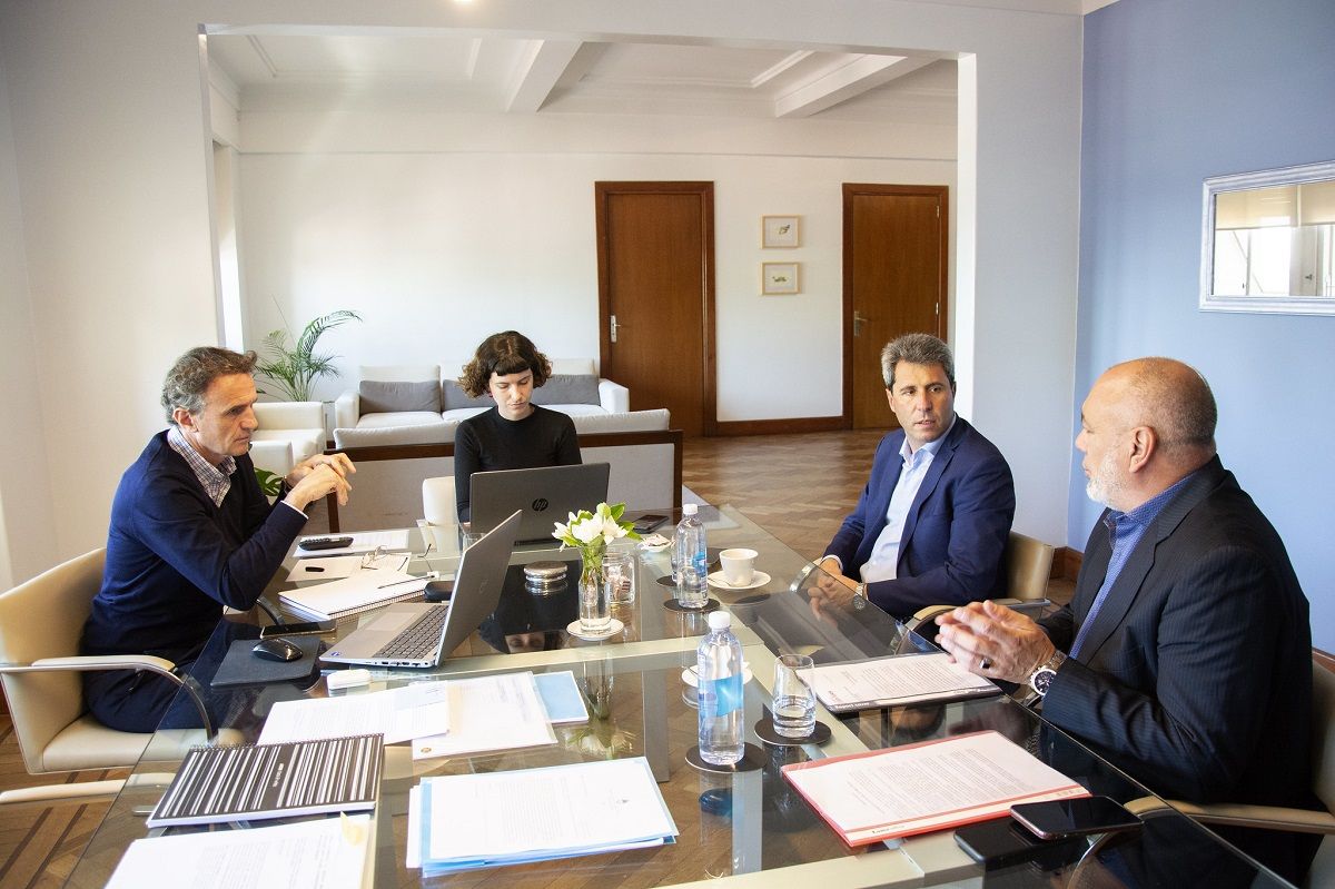 El gobernador Sergio Uñac mantuvo un encuentro con el ministro Gabriel Katopodis.