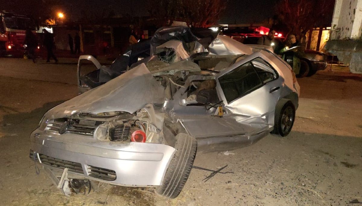 Siniestro fatal en Pocito: falleció el hijo del conductor del auto