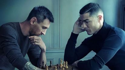 La foto de Messi y Ronaldo que es furor en las redes