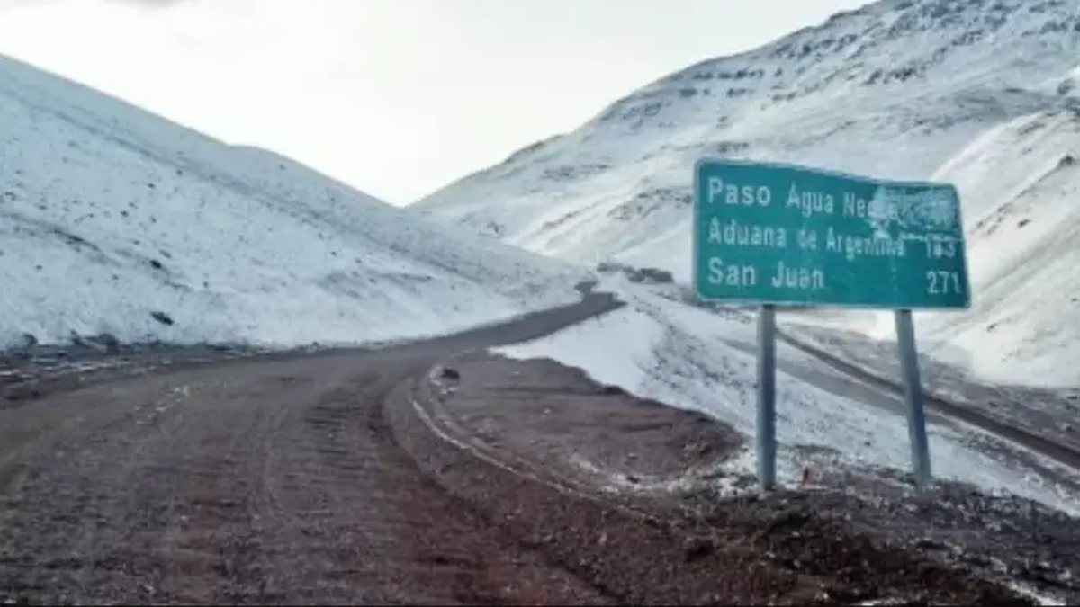 El Paso de Agua Negra ya está cerrado: anticiparon el fin de temporada