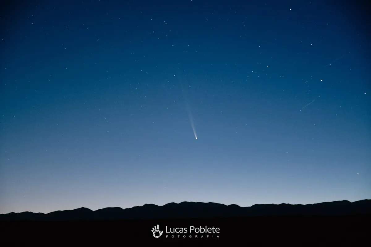 El Cometa del Siglo brilló en el cielo de San Juan