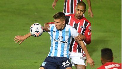 Racing no pudo con San Pablo en Avellaneda. Foto: Telam