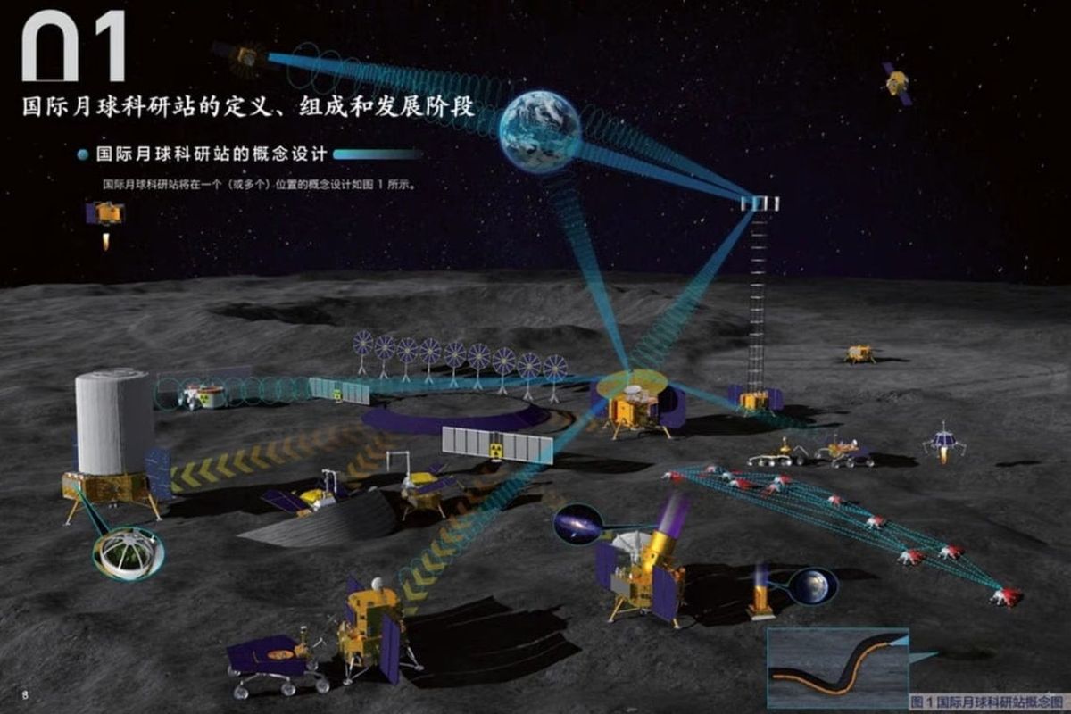China planea establecer una base lunar en 2028