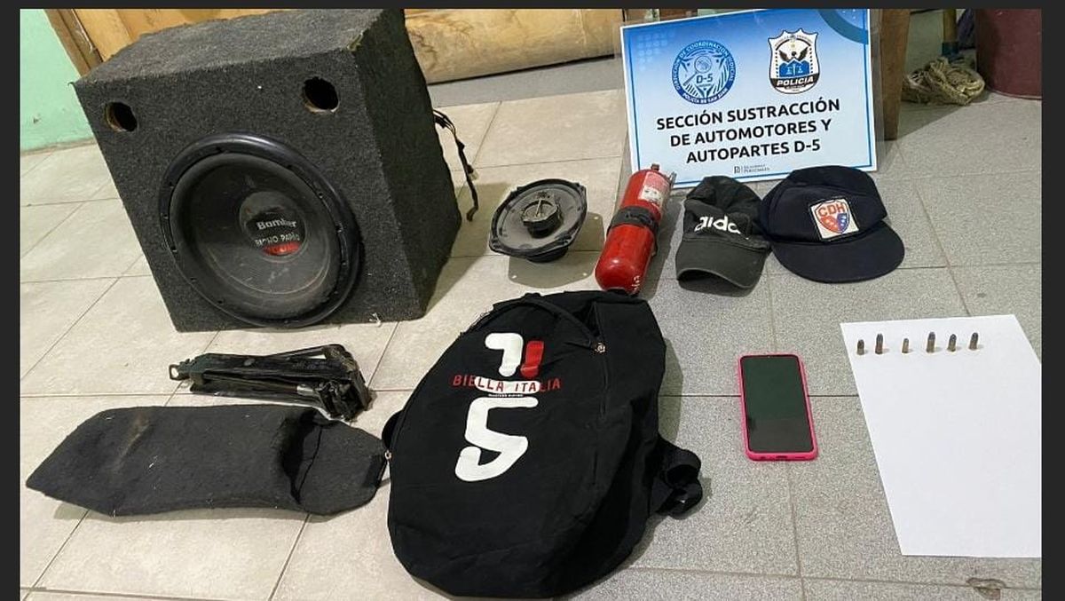 Encontraron objetos que habían sido robados tres meses atrás