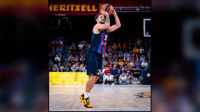 Laprovittola aportó 8 puntos y 6 asistencias para el equipo catalán. Foto: TW @FCBbasket.