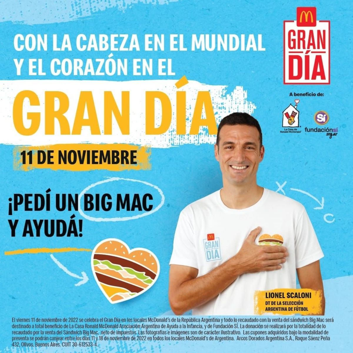 McDonalds inicia una vez más su campaña solidaria Gran Día