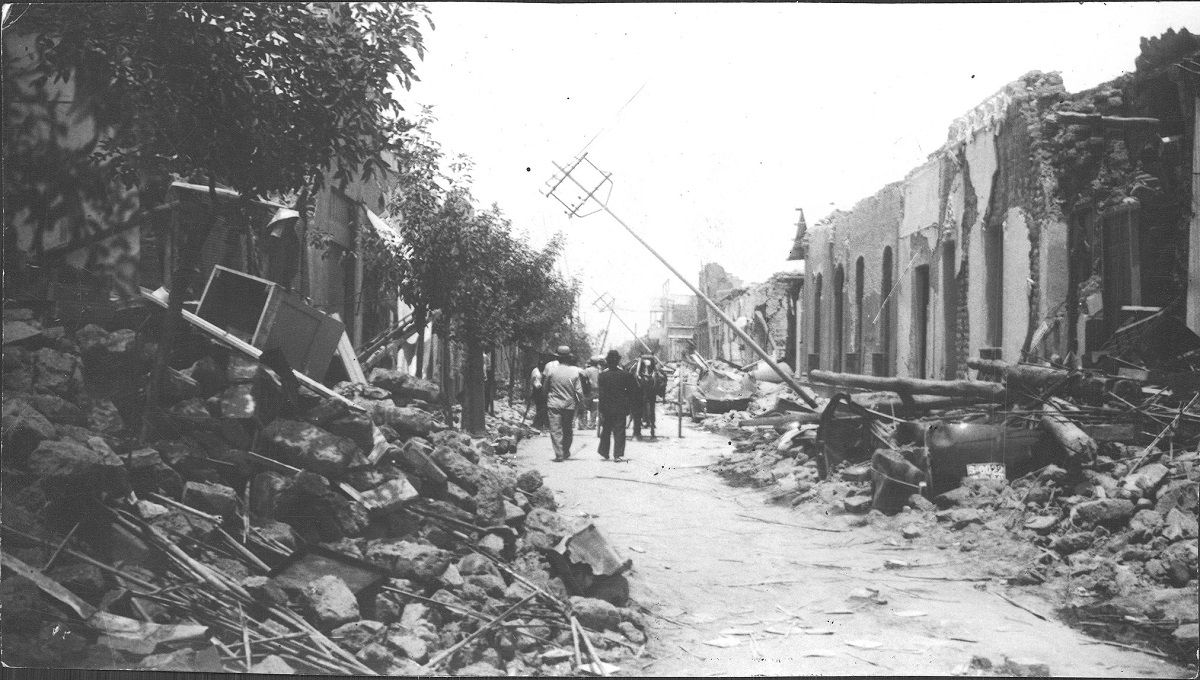 En fotos: impactantes imágenes del terremoto de 1944 (Archivo General de la Provincia)