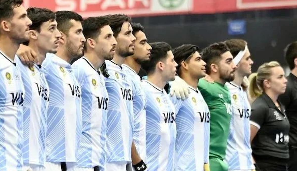 Hockey pista: Argentina empató y manda en su zona del Mundial