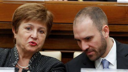 El ministro Guzmán mantendrá una reunión con la titular del FMI.