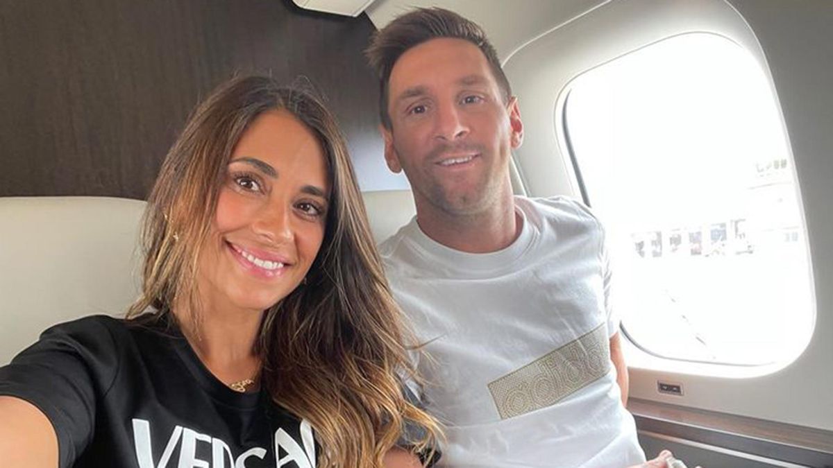 Antonela Roccuzzo y Lionel Messi tomaron sol en París
