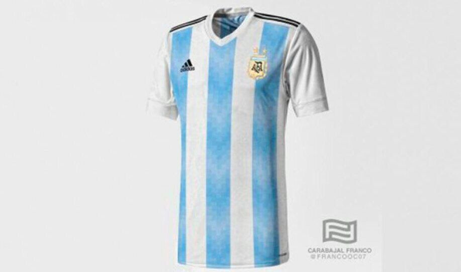 Se Filtró La Camiseta Que Usaría Argentina En Caso De Llegar Al Mundial