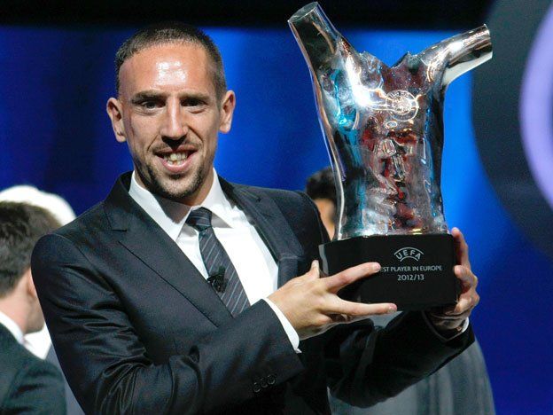Y un día perdió Messi: Ribery ganó el premio al mejor jugador de Europa