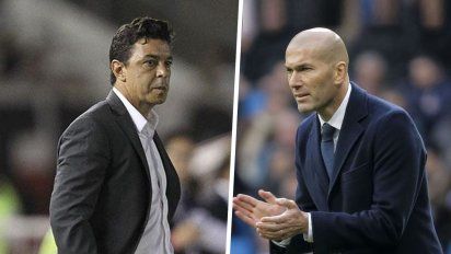 Marcelo Gallardo y Zinedine Zidane.